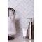 Apollo Tile 1X3 Honed Carrara Herringbone 5.29 sq.ft 12.8 in. x11.9 in. Mrbl Mosaic Tile, 5PK APLKB99H05PEC29 - alternate 2